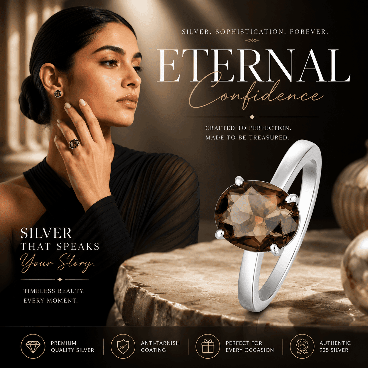 Classic Platinum Solitaire Ring